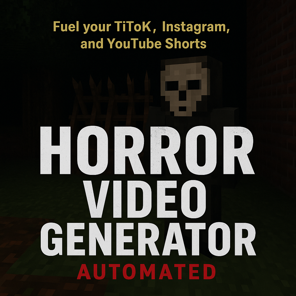 Horror Video Generator – Automated TikTok & Shorts Content